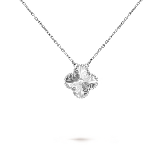 FORTUNE CLOVER NECKLACE | SILVER