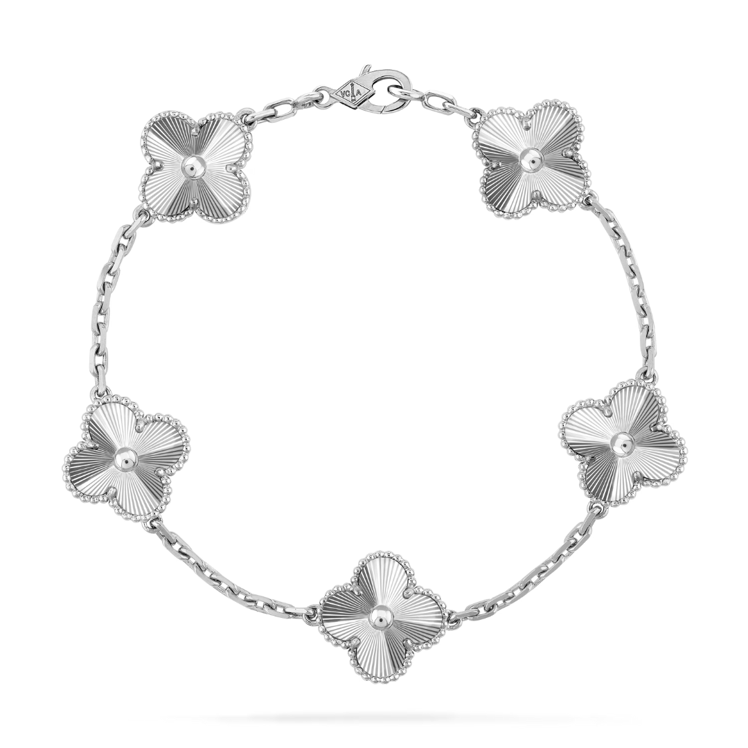 FORTUNATO CLOVER BRACELET | SILVER