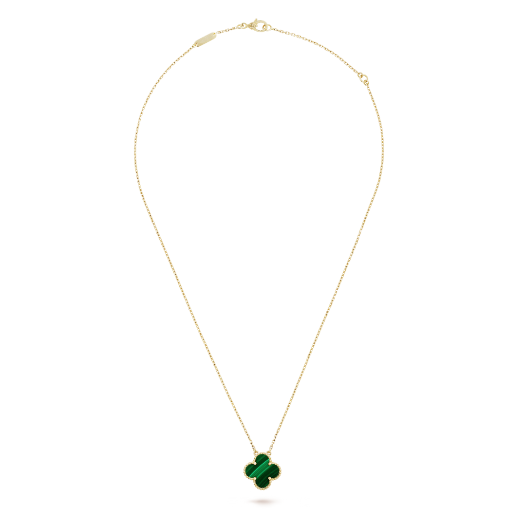 FORTUNE CLOVER NECKLACE | GREEN/GOLD