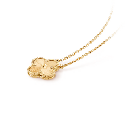 FORTUNE CLOVER NECKLACE | GOLD