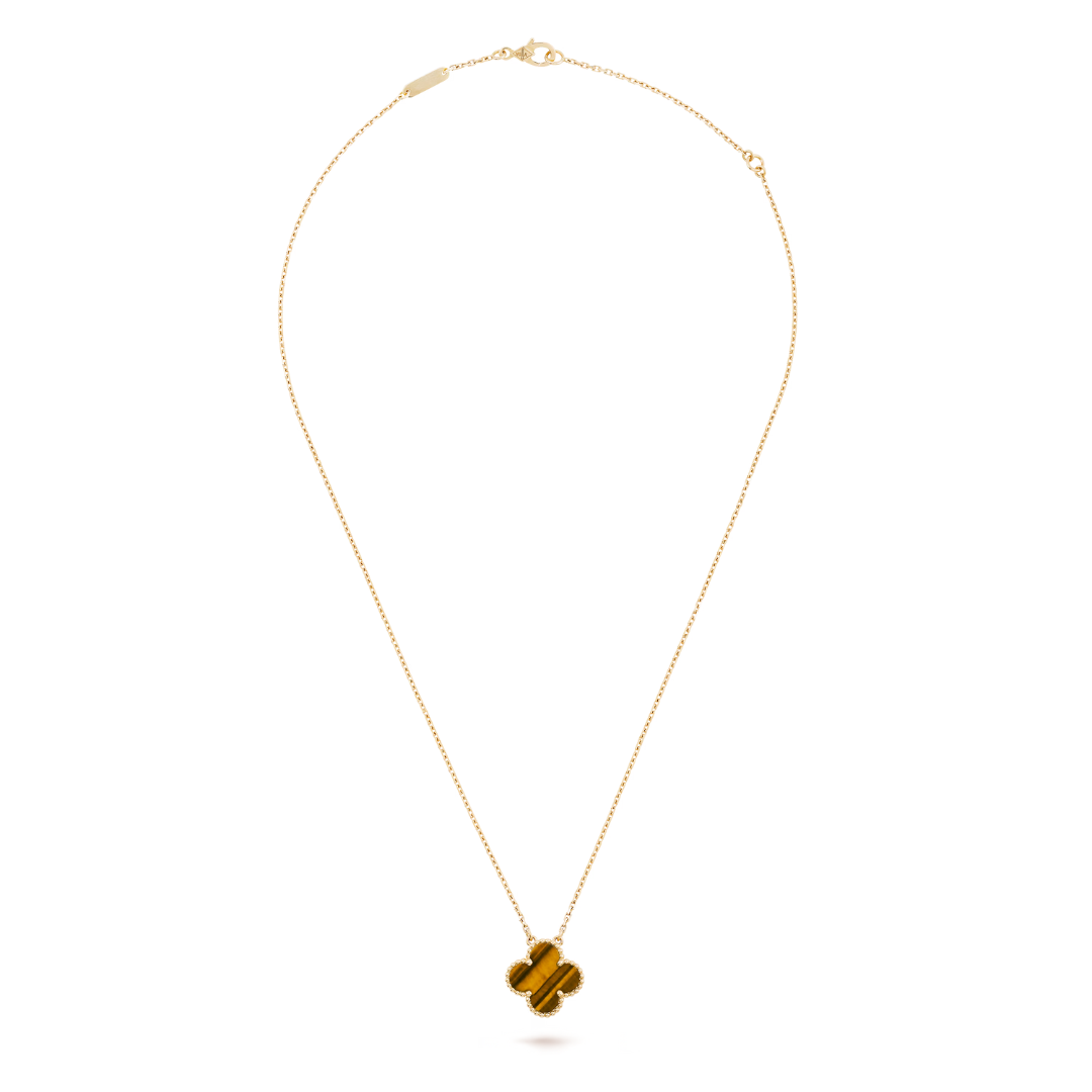 FORTUNE CLOVER NECKLACE | TIGER EYE