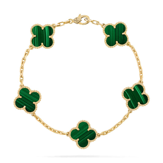 FORTUNATO CLOVER BRACELET | GREEN