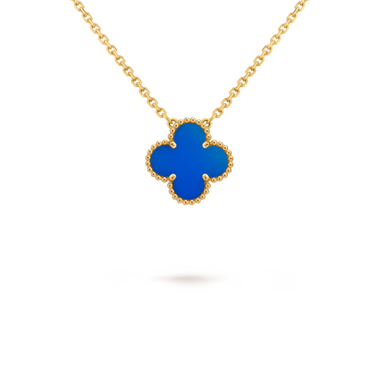 ORTUNE CLOVER NECKLACE | BLUE