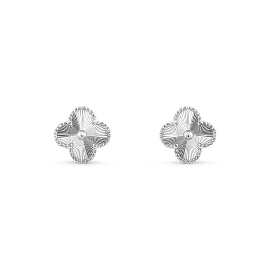 FORTUNE CLOVER EARRINGS | SILVER