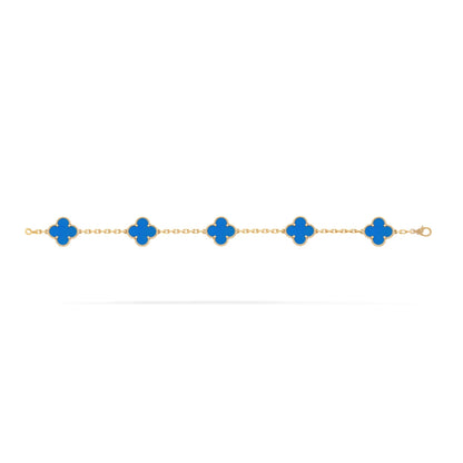 FORTUNATO CLOVER BRACELET | BLUE