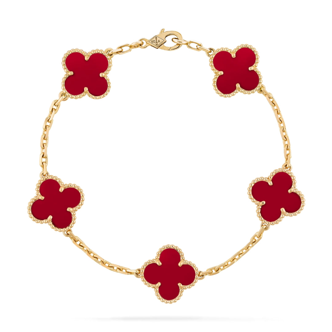 FORTUNATO CLOVER BRACELET | RED