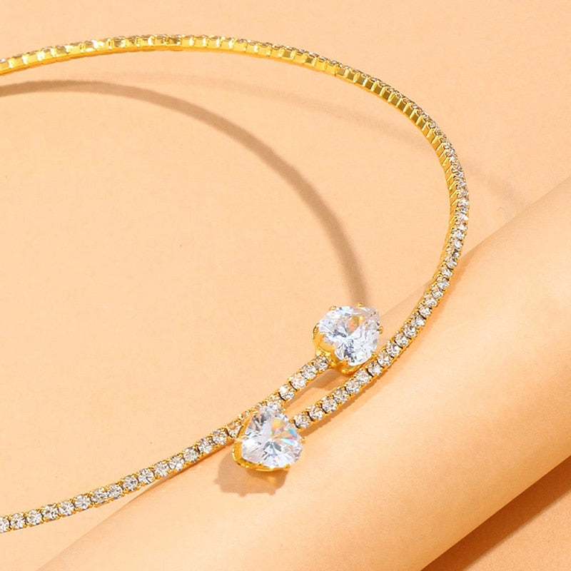 CRISTAL | GOLD NECKLACE