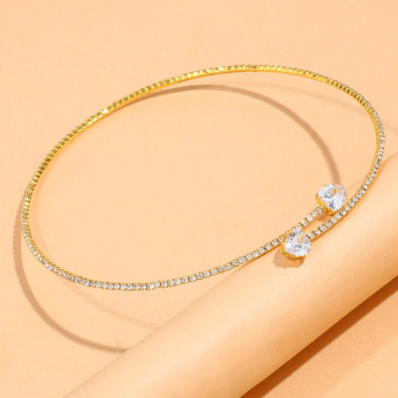 CRISTAL | GOLD NECKLACE