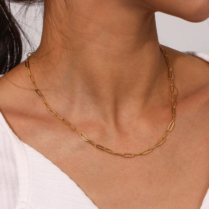 Lena Golden Chain Necklace