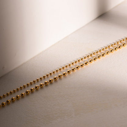 Layered Ball Chain Necklace