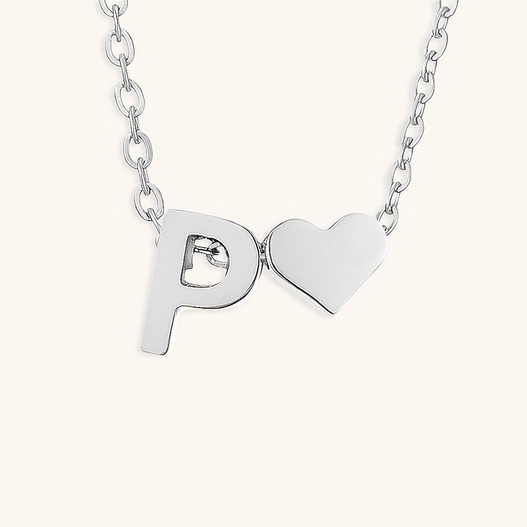 Ria Initial Letter Gold Necklace