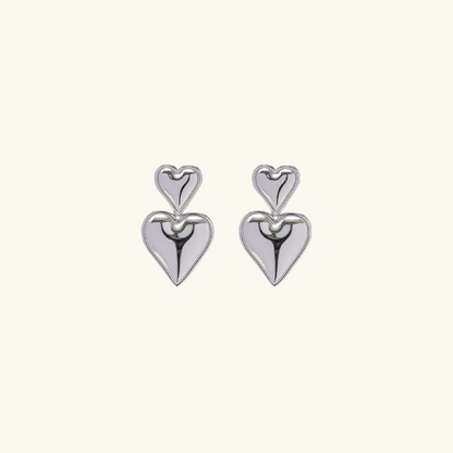 Zofia Gold Heart Earrings