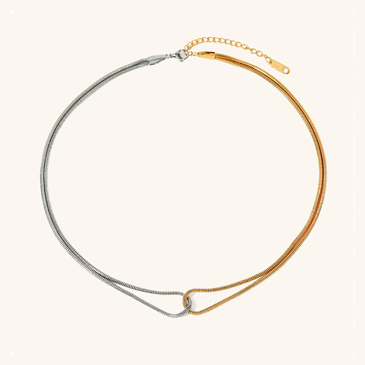 Talia Dual Tone Necklace