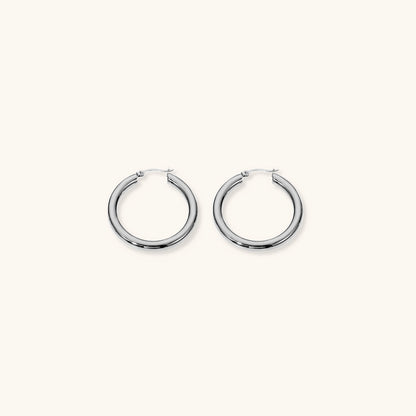 Wide Hoop Earrings