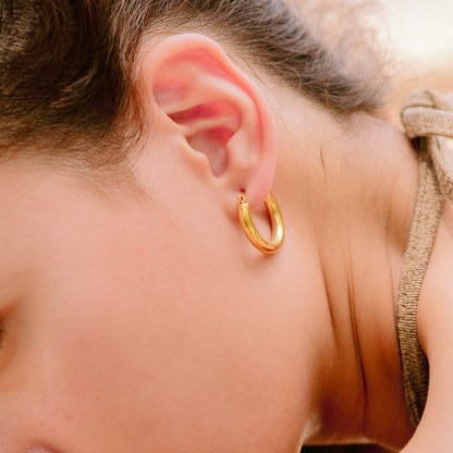 Wide Hoop Earrings