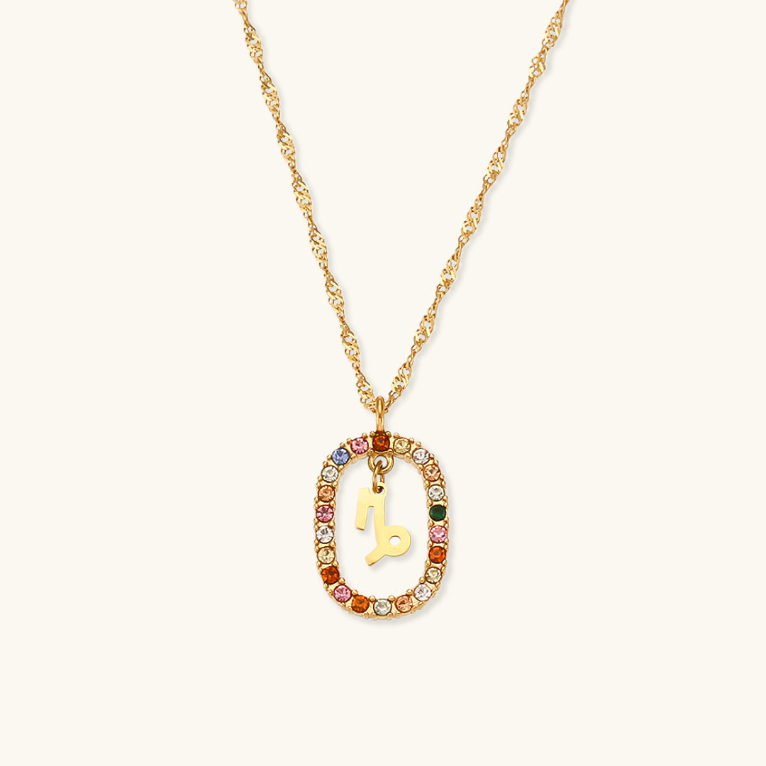 Colette Zodiac Gemstone Necklace